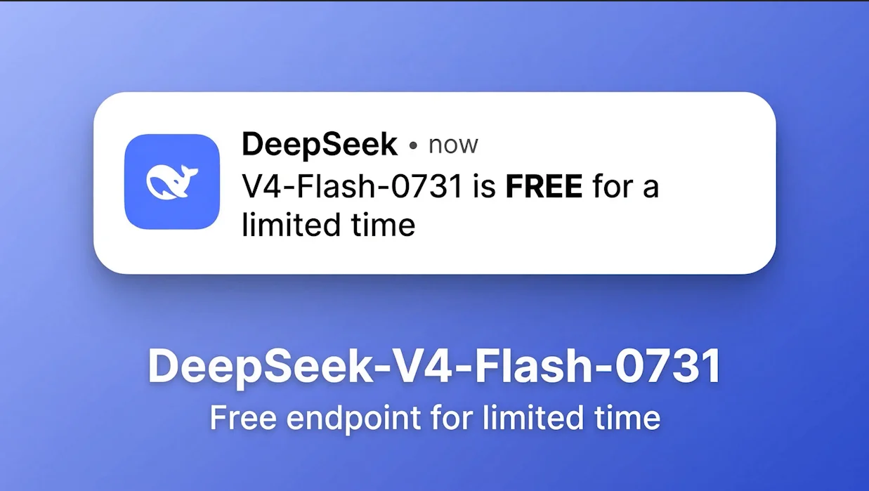 Free community-hosted DeepSeek V4 Flash API on HuggingFace Inference Endpoints